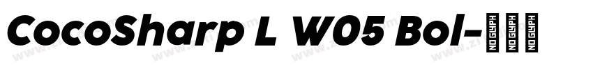 CocoSharp L W05 Bol字体转换